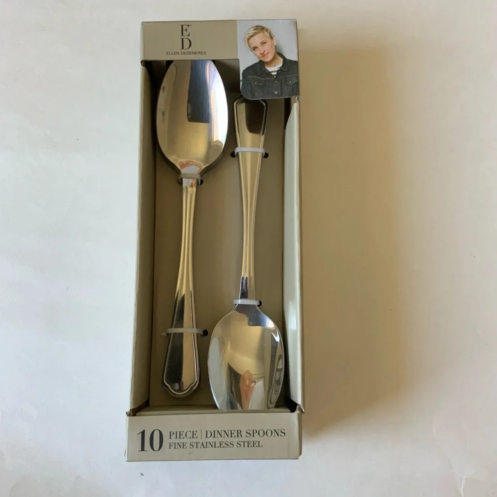 Ellen Degeneres 10 Piece Dinner Spoon